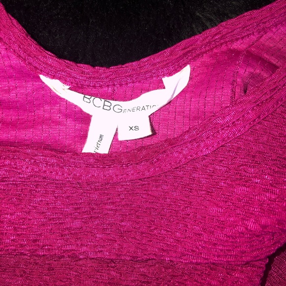 BCBGeneration Fuschia Dress; Size XS - Picture 5 of 5